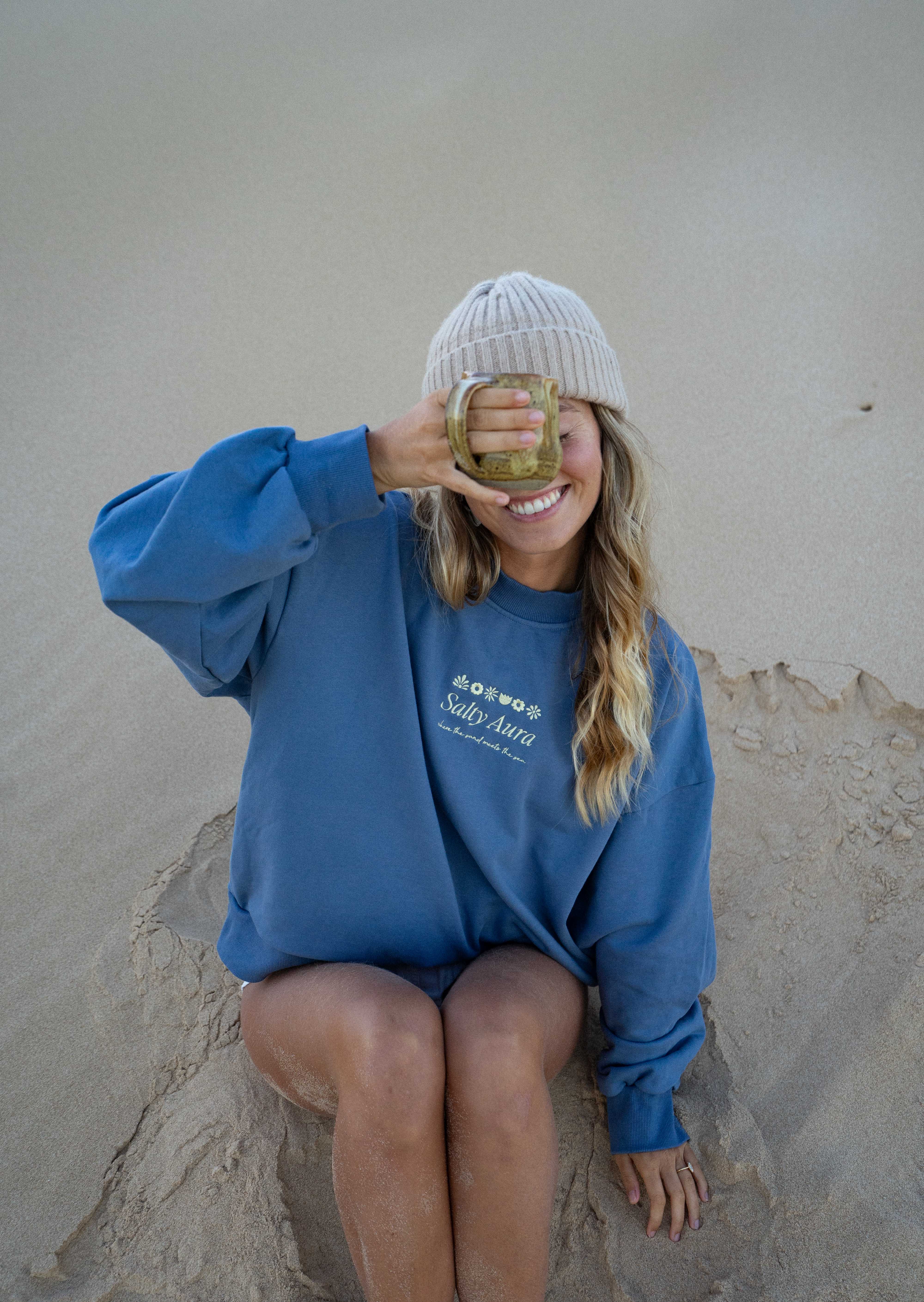 Salty Aura Original Blue Jumper